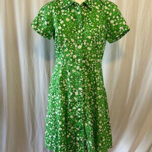 Tommy Hilfiger Green Floral Midi Dress